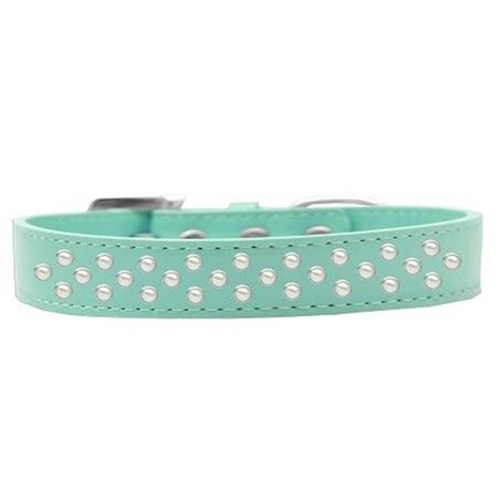 UNCONDITIONAL LOVE Sprinkles Pearls Dog CollarAqua Size 16 UN756597